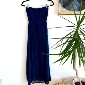 LOVESTITCH Bohemian Strapless Maxi Dress
